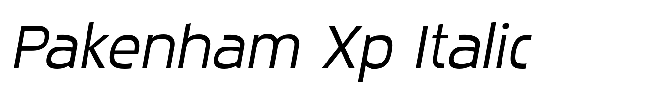 Pakenham Xp Italic